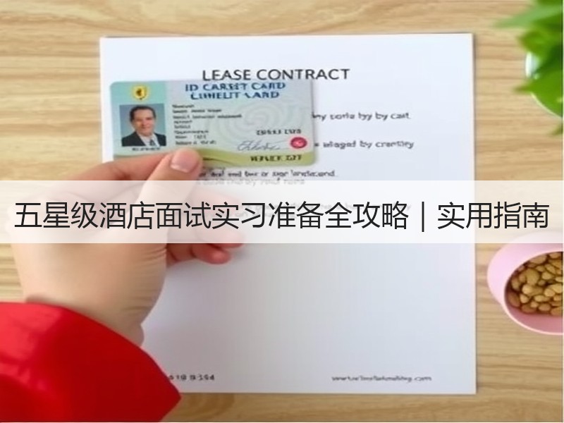 五星级酒店面试实习准备全攻略｜实用指南