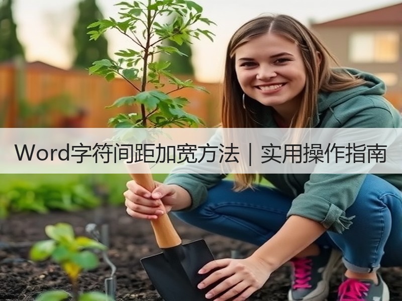 Word字符间距加宽方法｜实用操作指南