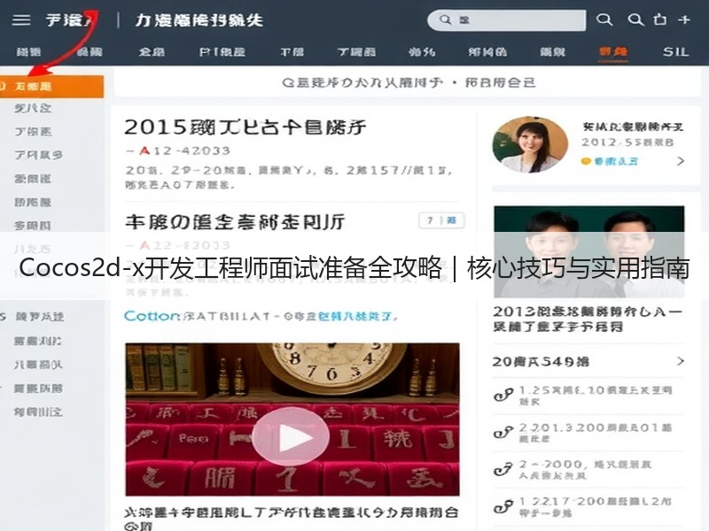 Cocos2d-x开发工程师面试准备全攻