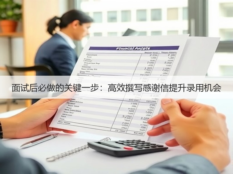 面试后必做的关键一步：高效撰写感谢信提升