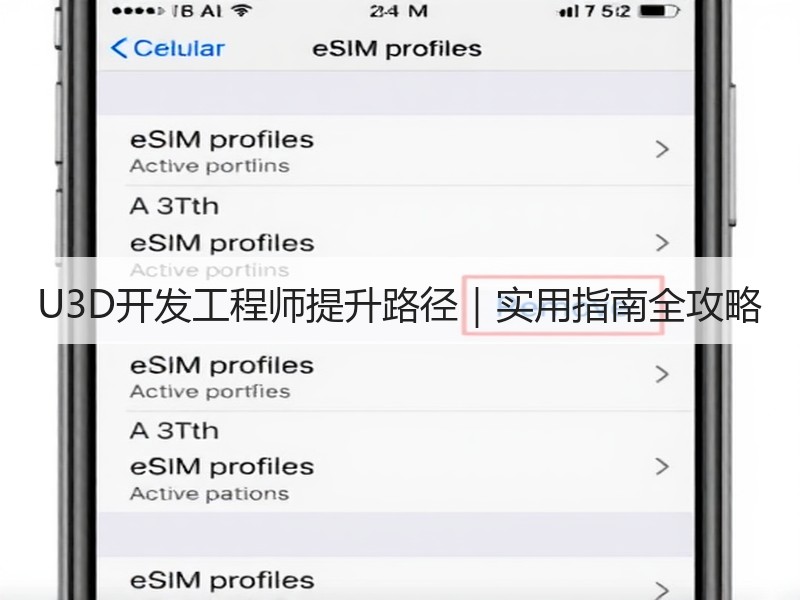U3D开发工程师提升路径｜实用指南全攻略