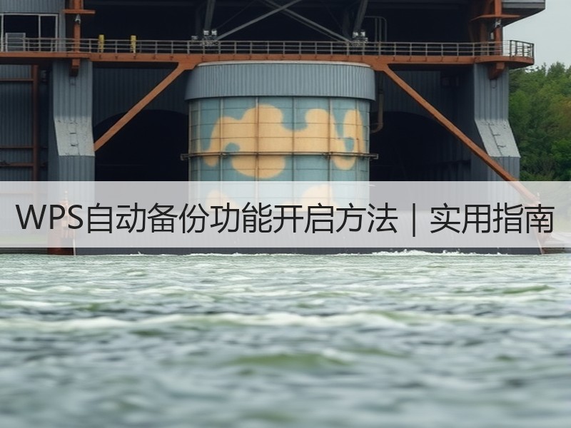 WPS自动备份功能开启方法｜实用指南