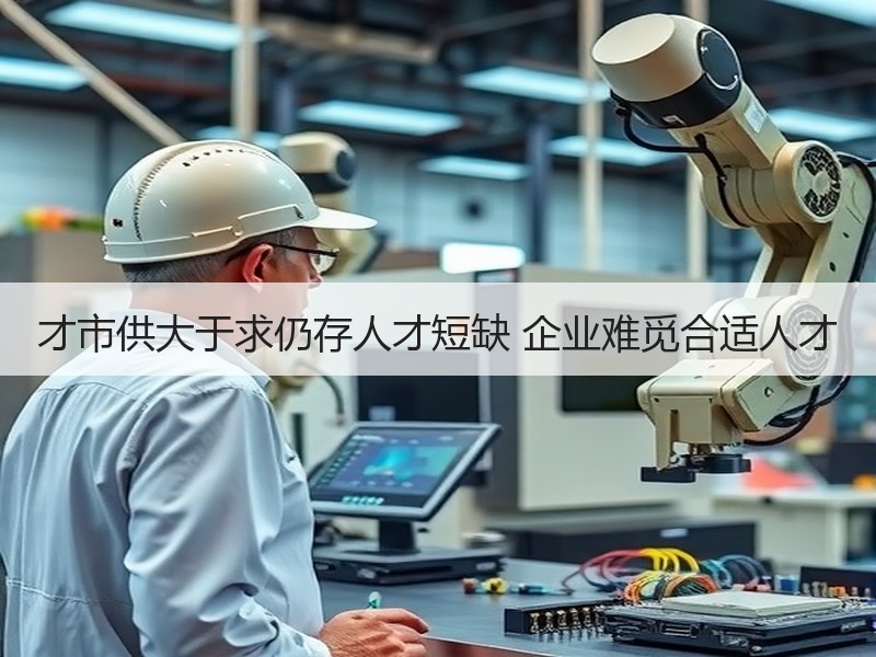 才市供大于求仍存人才短缺 企业难觅合适人