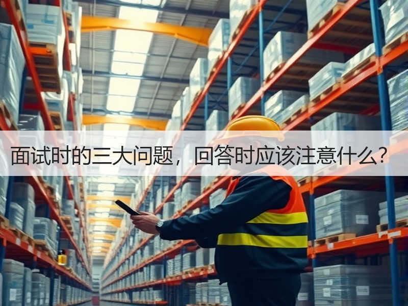 面试时的三大问题，回答时应该注意什么？