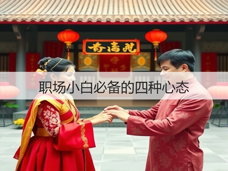 职场小白必备的四种心态