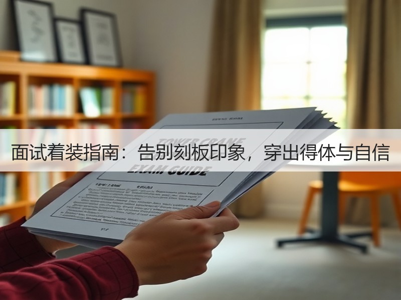 面试着装指南：告别刻板印象，穿出得体与自