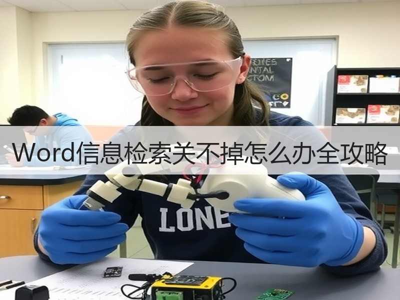 Word信息检索关不掉怎么办全攻略
