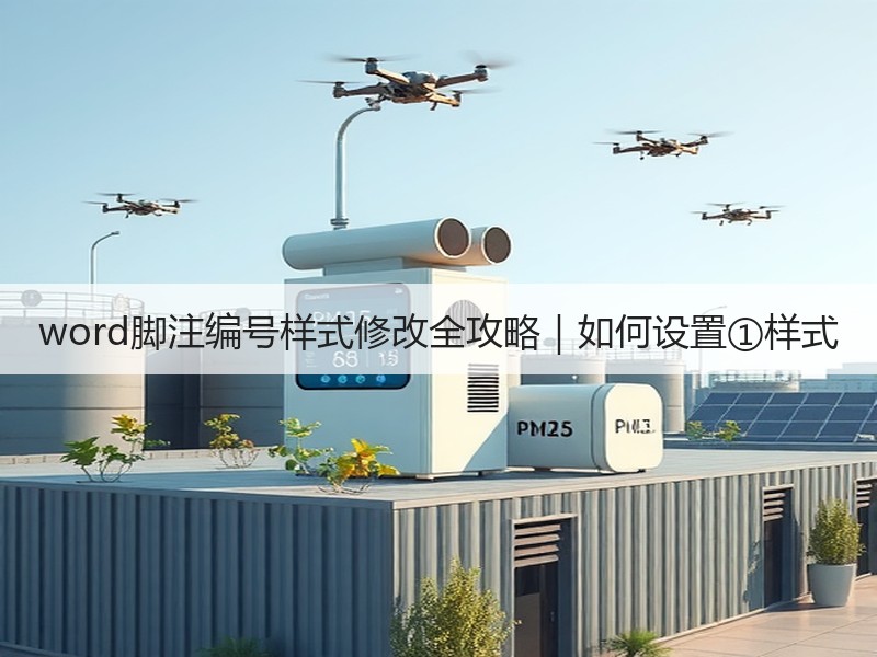 word脚注编号样式修改全攻略｜如何设置