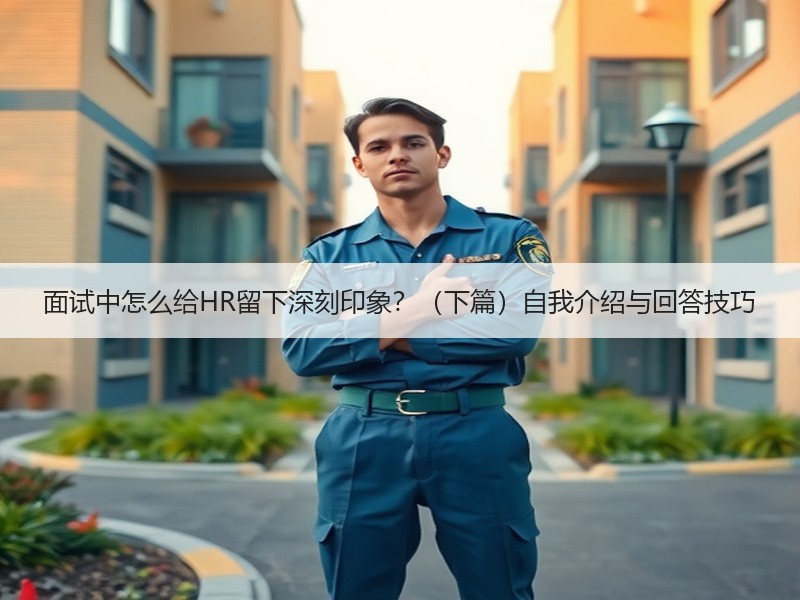 面试中怎么给HR留下深刻印象？（下篇）自