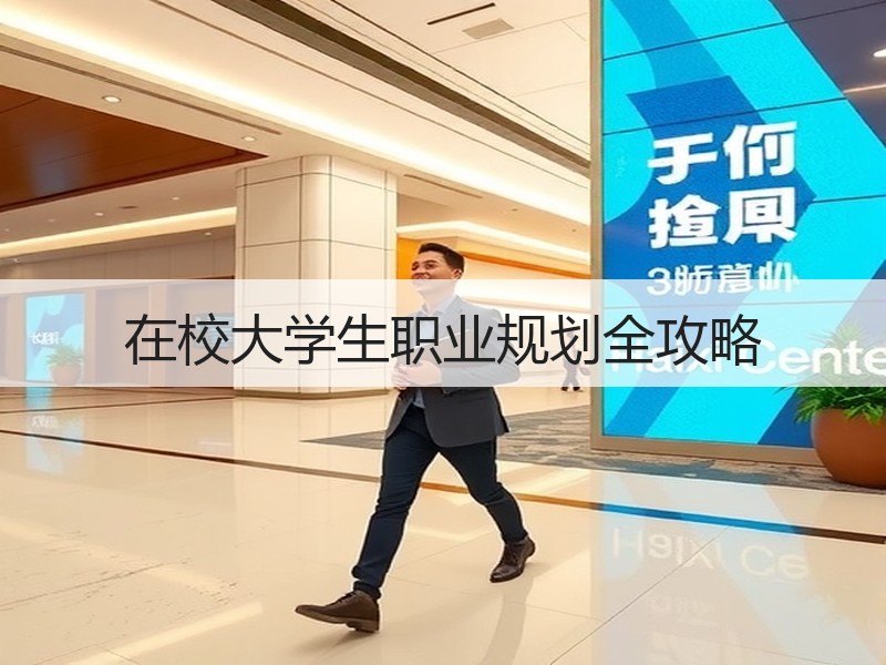 在校大学生职业规划全攻略