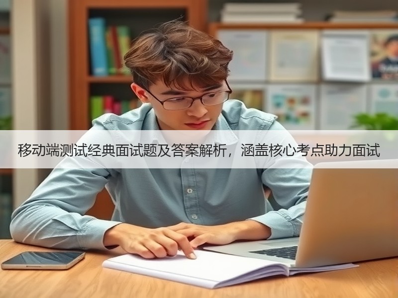 移动端测试经典面试题及答案解析，涵盖核心