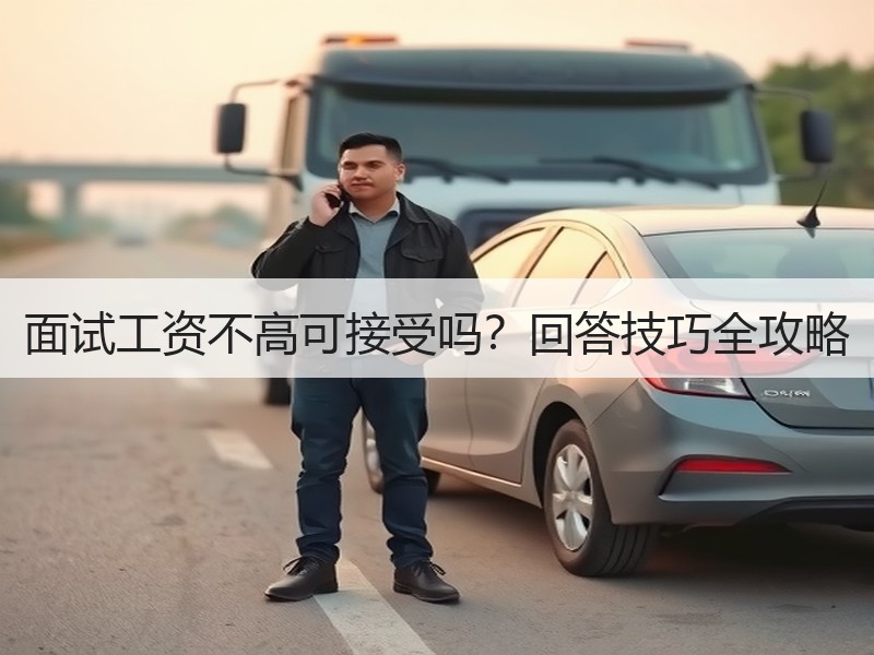面试工资不高可接受吗？回答技巧全攻略