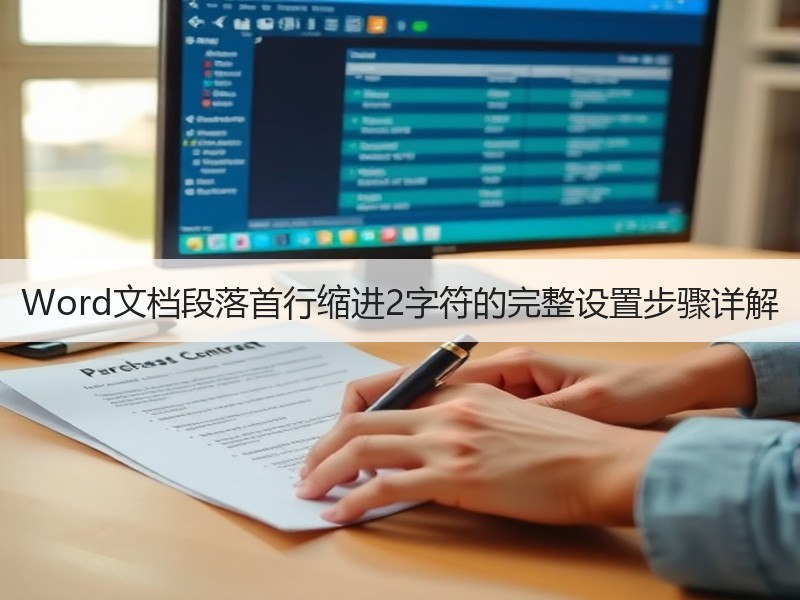 Word文档段落首行缩进2字符的完整设置