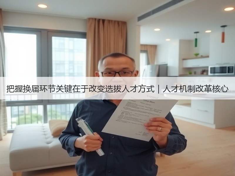 把握换届环节关键在于改变选拔人才方式｜人