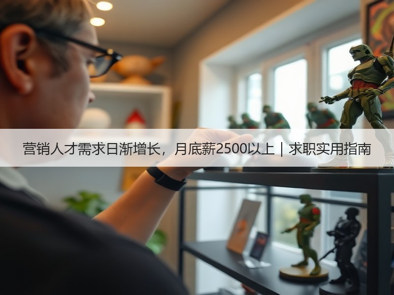 营销人才需求日渐增长，月底薪2500以上