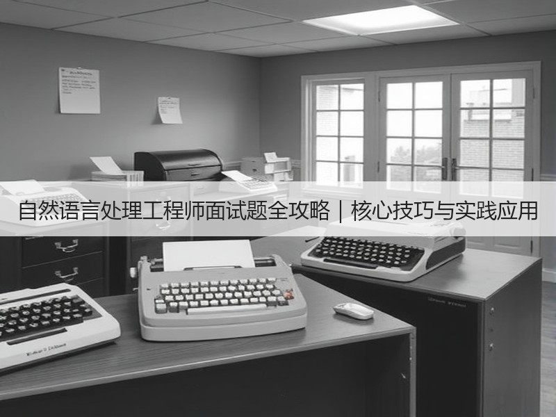 自然语言处理工程师面试题全攻略｜核心技巧