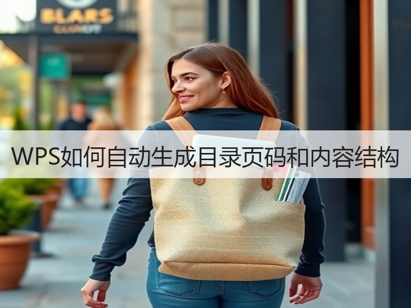 WPS如何自动生成目录页码和内容结构