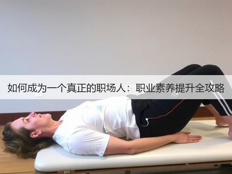 如何成为一个真正的职场人：职业素养提升全