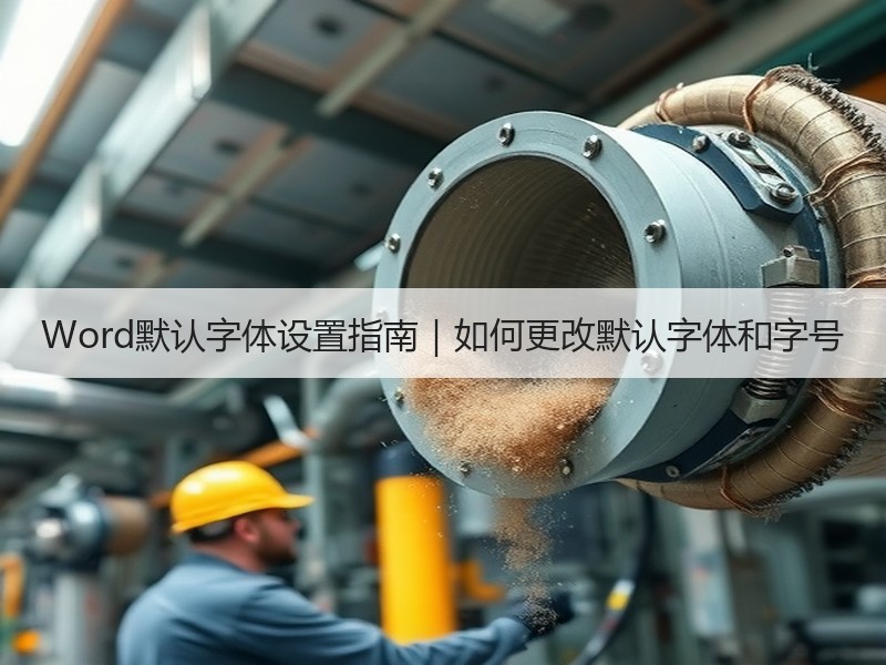 Word默认字体设置指南｜如何更改默认字