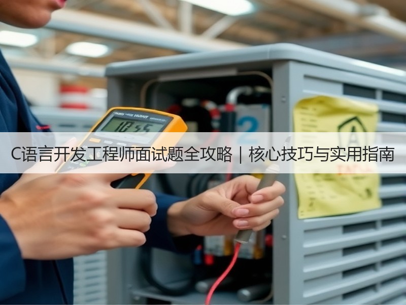 C语言开发工程师面试题全攻略｜核心技巧与
