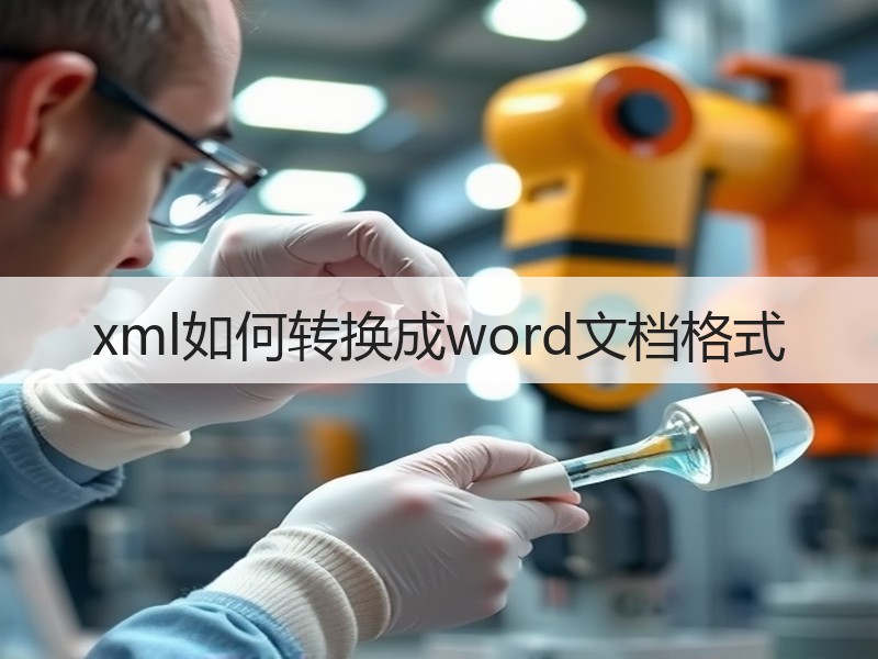 xml如何转换成word文档格式