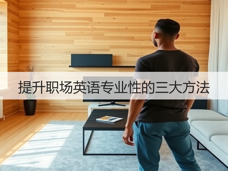 提升职场英语专业性的三大方法