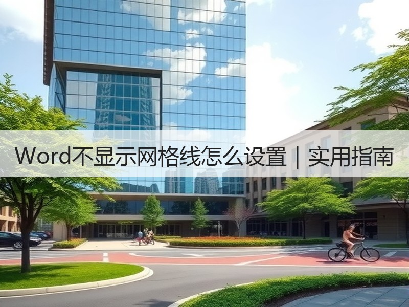 Word不显示网格线怎么设置｜实用指南