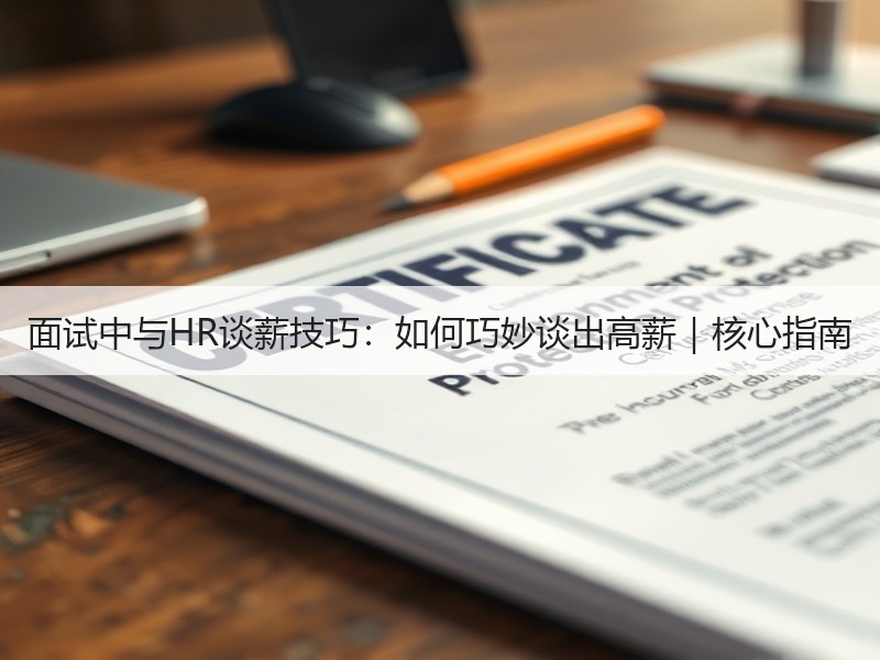 面试中与HR谈薪技巧：如何巧妙谈出高薪｜