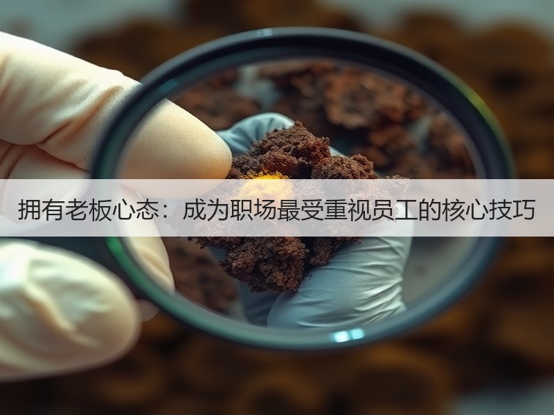 拥有老板心态：成为职场最受重视员工的核心