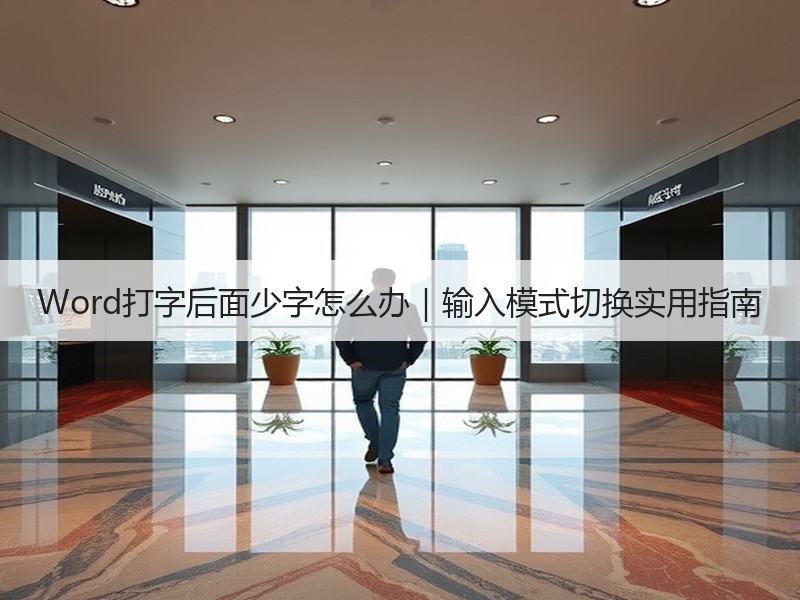 Word打字后面少字怎么办｜输入模式切换