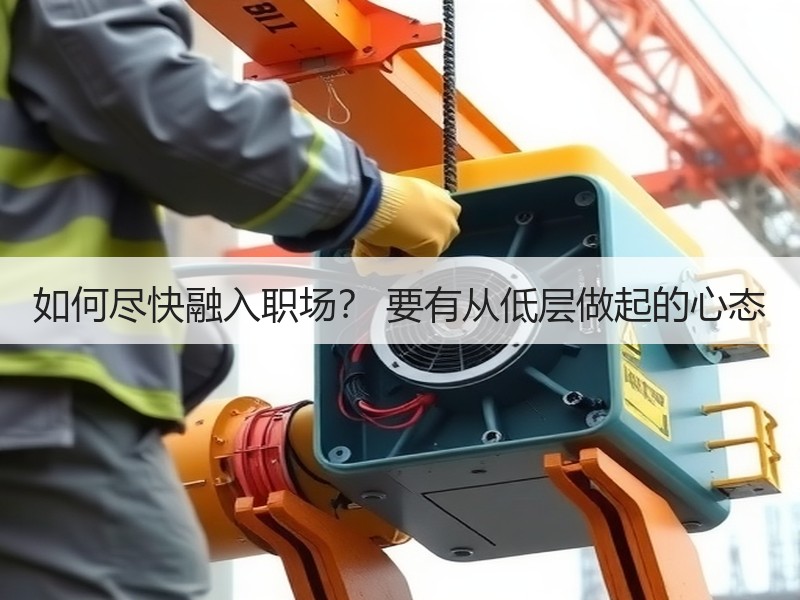如何尽快融入职场？ 要有从低层做起的心态