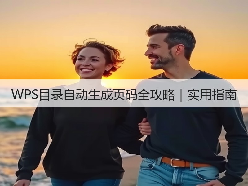 WPS目录自动生成页码全攻略｜实用指南