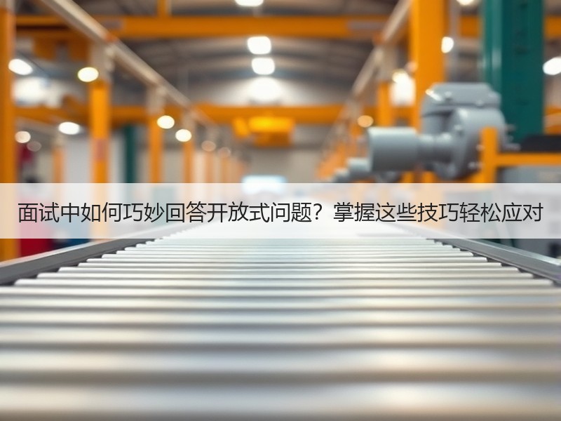 面试中如何巧妙回答开放式问题？掌握这些技