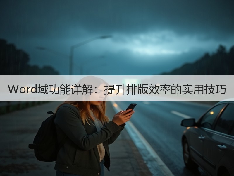Word域功能详解：提升排版效率的实用技