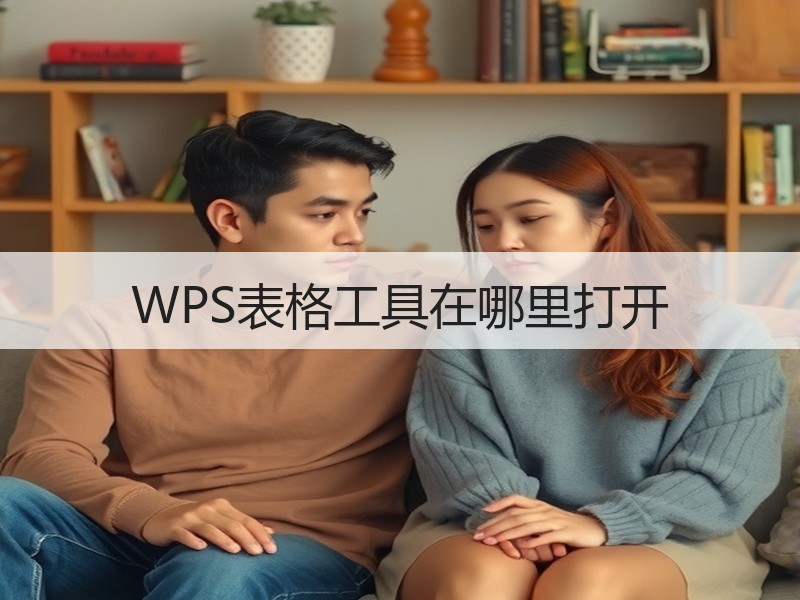 WPS表格工具在哪里打开