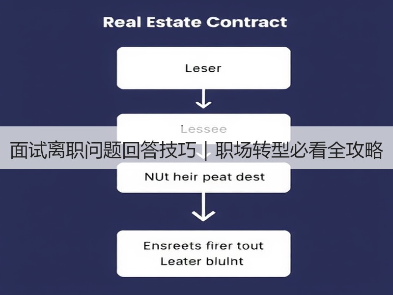 面试离职问题回答技巧｜职场转型必看全攻略