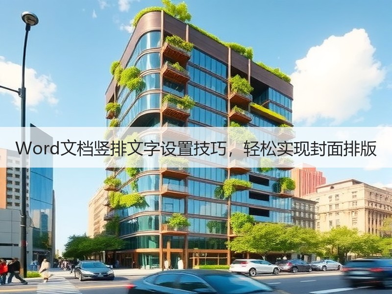 Word文档竖排文字设置技巧，轻松实现封