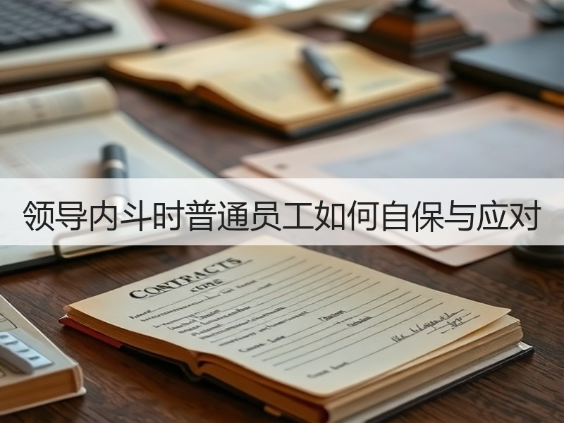 领导内斗时普通员工如何自保与应对