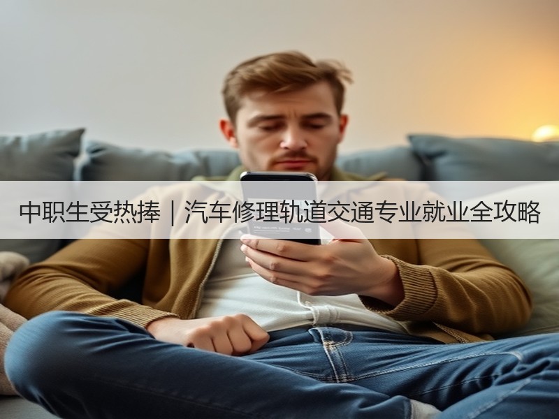 中职生受热捧｜汽车修理轨道交通专业就业全